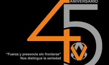 logo 45 años de Metalmecánica Varona