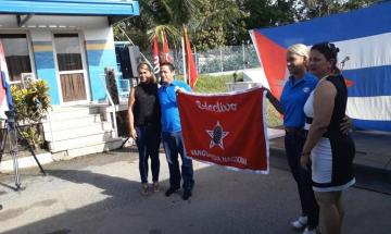 UEB DIVEP Pinar del Río receives the National Vanguard Collective Flag