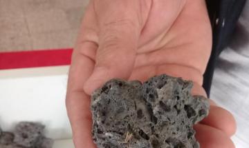 Black slag is an industrial waste from the steel industry that can be reused
