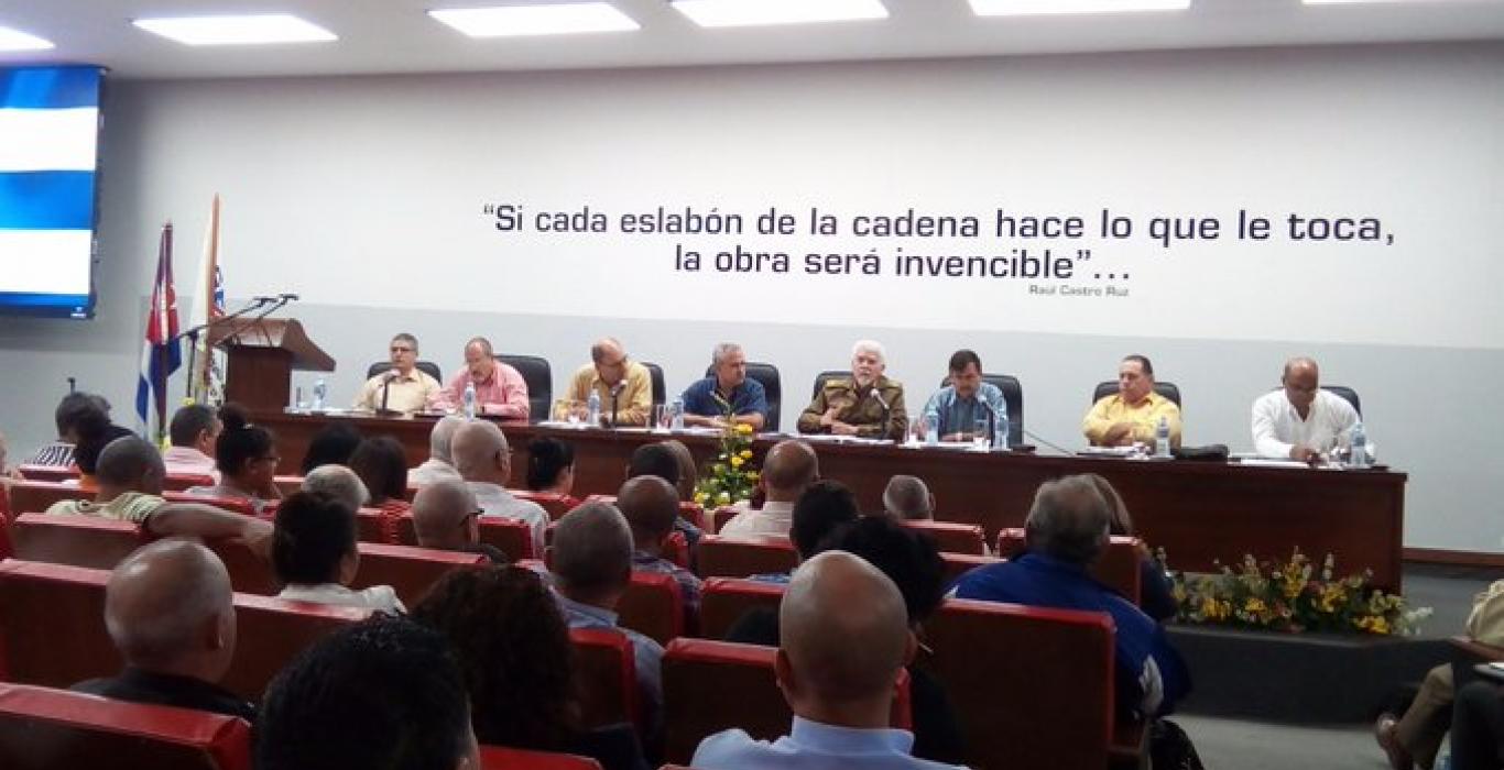 GESIME balance with the presence of Commander Ramiro Valdés Menéndez. Balance GESIME 2019