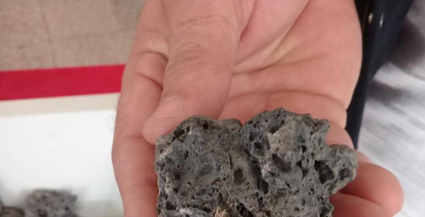 Black slag is an industrial waste from the steel industry that can be reused