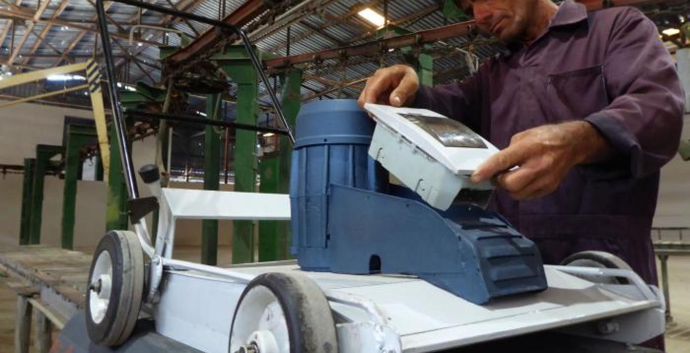 Proyecto chapeadora Hombre con chapeadora